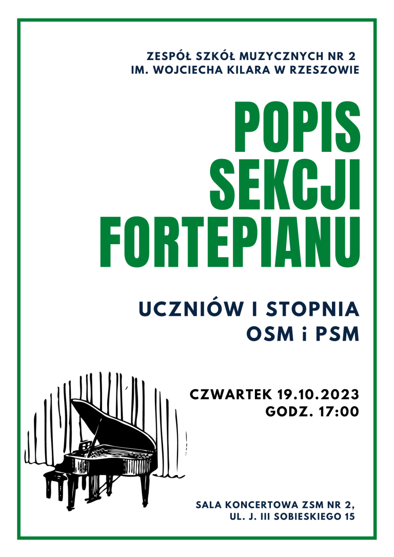 Read more about the article Pierwszy popis uczniów sekcji fortepianu
